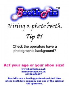 hiring a photo booth tip#1 hiring a photo booth tip #1