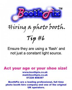 tip#6 phot obooth hire tip #6